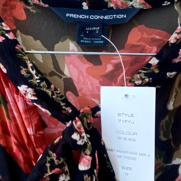 FRENCH CONNECTION Anastasia Mix Floral Smock Dress - Picture 5 of 10
